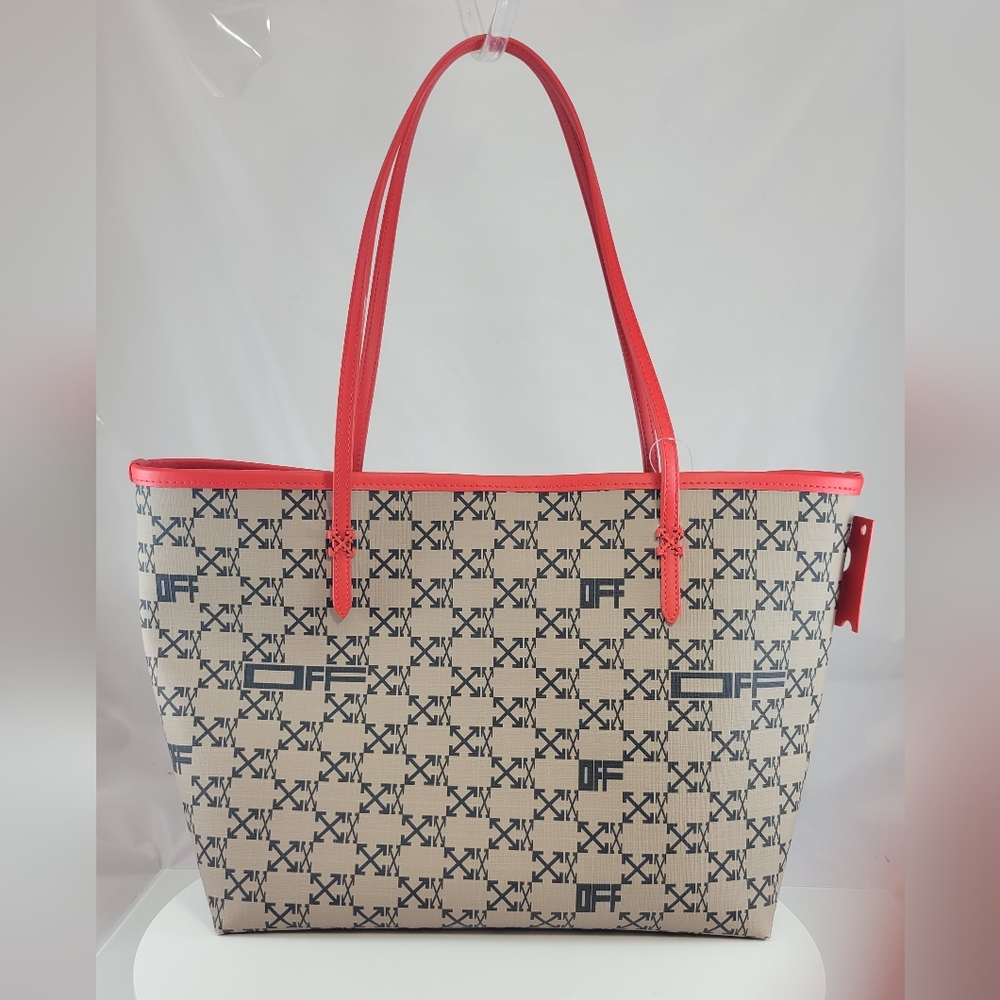 NEW! Off-White Day-Off 33 Monogram Arrows Logo Print Tote - Picture 10 of 17